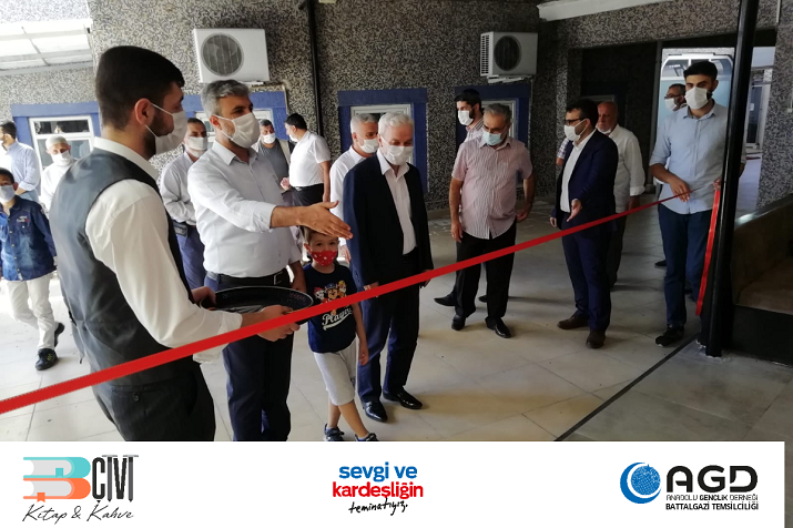 Çivi Kitap Kafe Açıldı Anadolu Gençlik Derneği Battalgazi