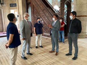 Milletvekili Kahtalı Yeni Cami’de İncelemelerde Bulundu