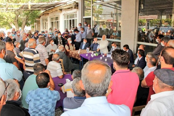 Erkeneklilerden Çalık a Teşekkür Doğanşehir Erkenek Mahallesi Halkından