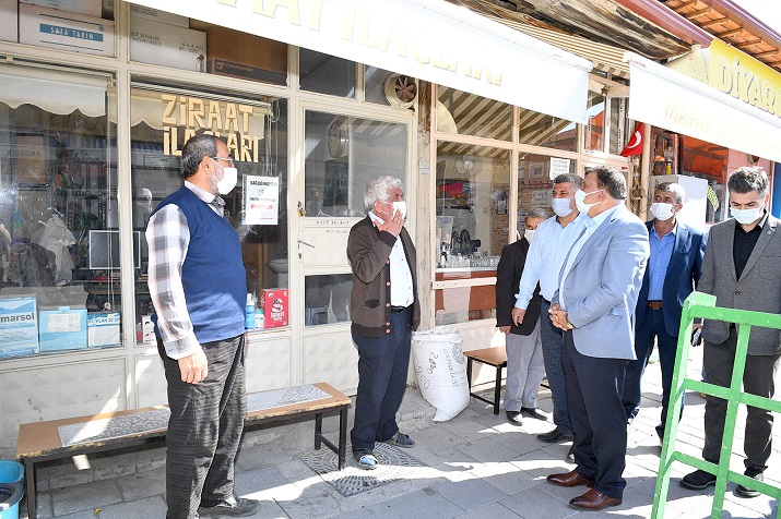 Gürkan Akçadağ Esnafını Dinledi Akçadağ ilçesinde esnaf ve