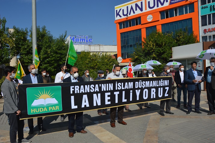 Fransa’nın Müslüman Düşmanlığına Tepki HÜDA PAR Malatya İl