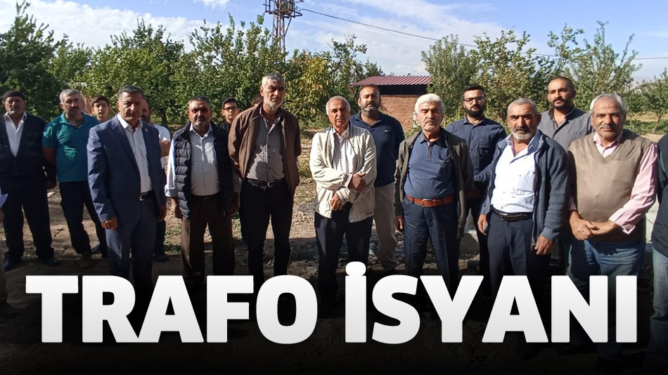 Kayısı Üreticilerinden Trafo İsyanı Malatya’nın Battalgazi ilçesi Çoloğlu