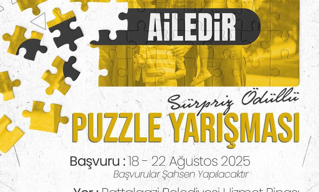 Battalgazi Belediyesi’nden Aile Bağını Güçlendirecek Puzzle Yarışması Aile yılı kapsamında bir