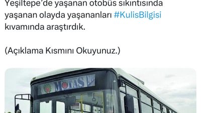 Araştırmacı-Yazar Semih Ünal, Yeşiltepe Otobüs
