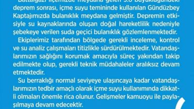 Battalgazi’de meydana gelen 5.6 büyüklüğündeki