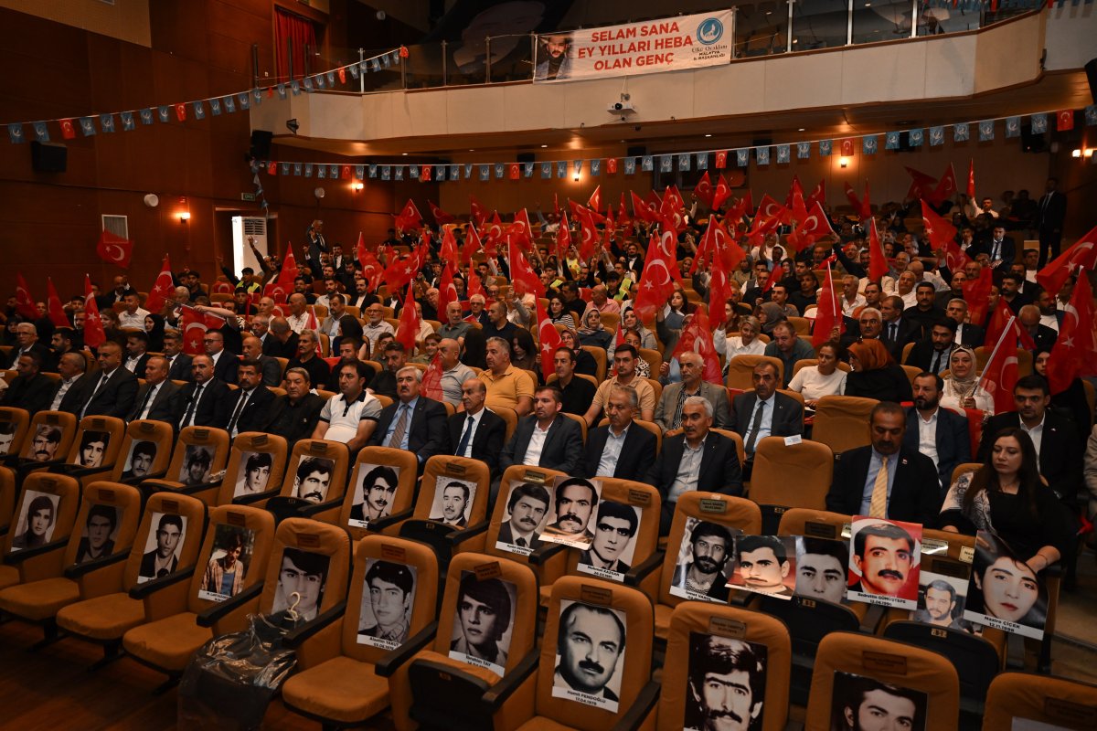 Programa, hayatını kaybeden ülkücülerin ailelerinin